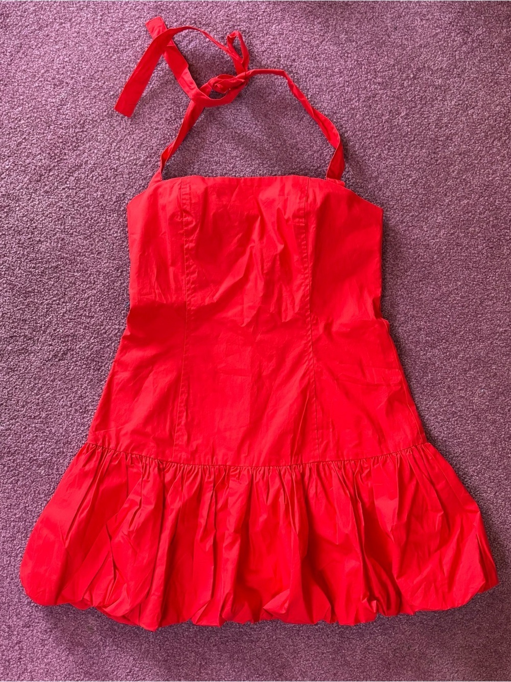 Red Halter Sundress - Picture 2 of 7